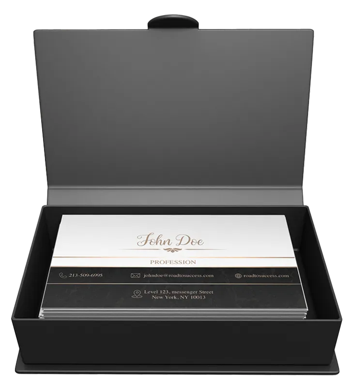 carte de visite élégante