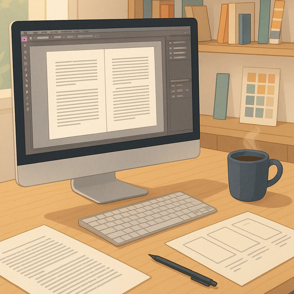 Graphiste mise en page livre